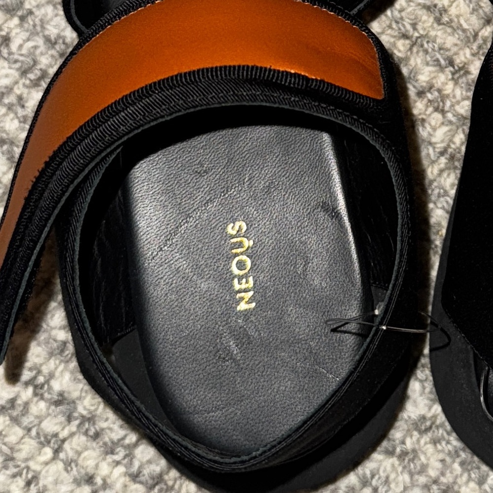 Neous | Womens Octans Leather & Neoprene Strappy Sandals **NEW!!** - Picture 11 of 14